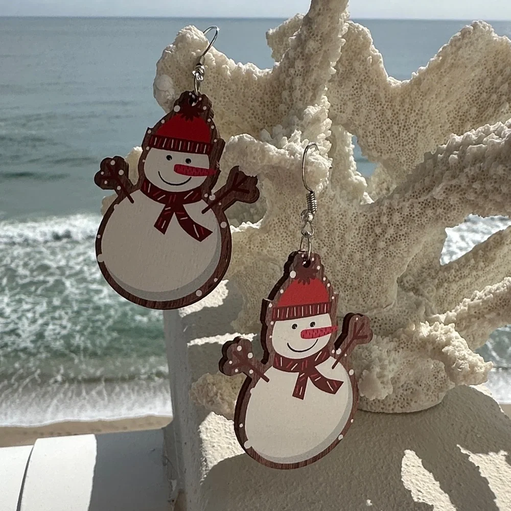 SNOWMAN EARRINGS